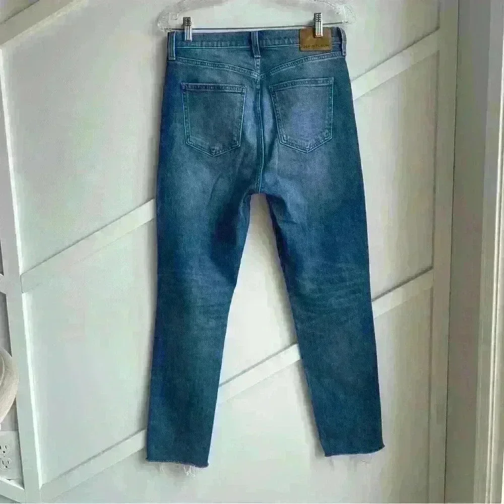 Aritzia Denim  Forum‎ The Yoko High Rise Slim Blue size 28 - Picture 7 of 12